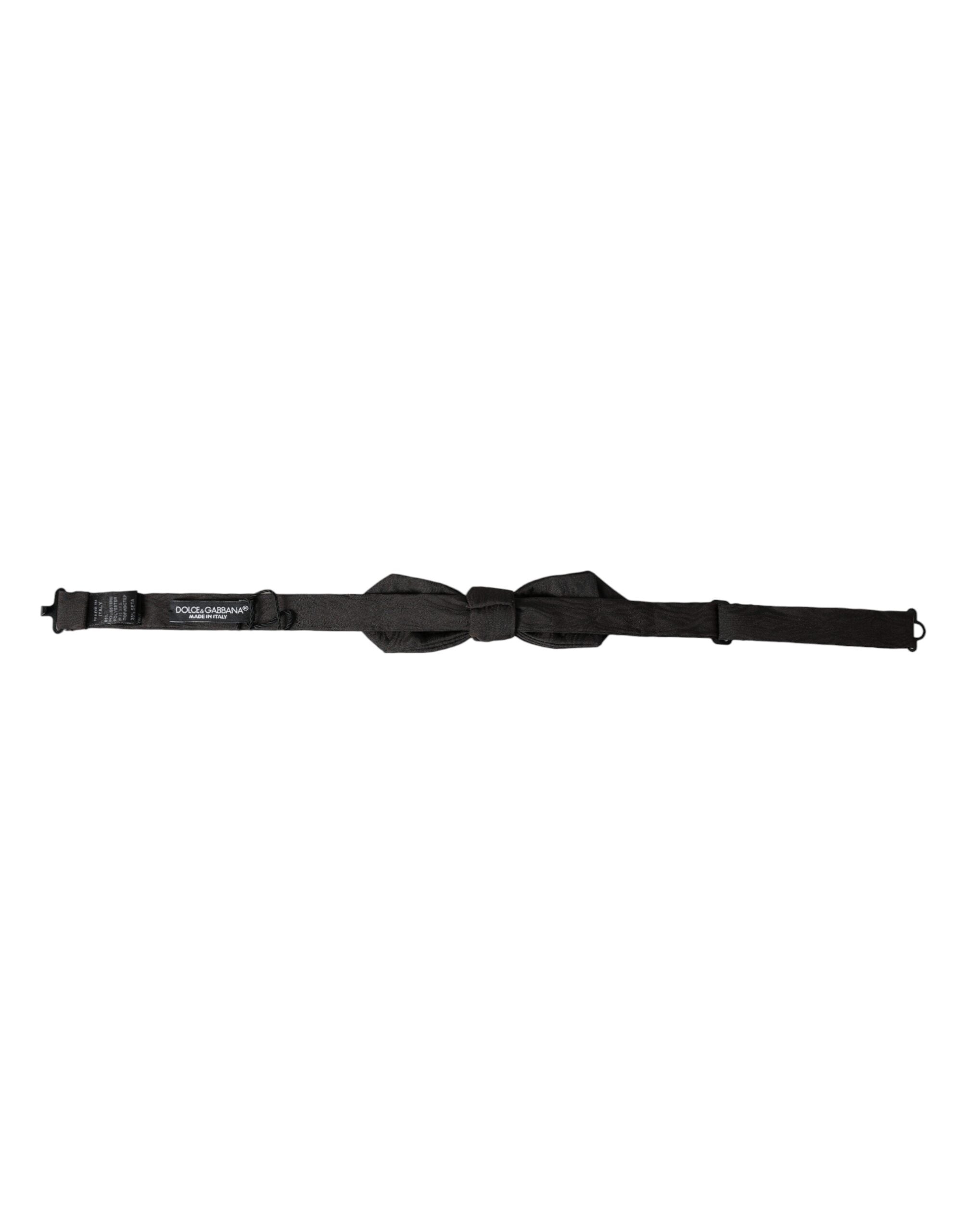 Dolce & Gabbana Dolce & Gabbana Black Silk Adjustable Neck Men Bow Men's Tie