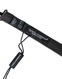 Dolce & Gabbana Dolce & Gabbana Black Silk Adjustable Neck Men Bow Men's Tie