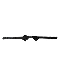 Dolce & Gabbana Dolce & Gabbana Black Satin Silk Adjustable Neck Men Bow Men's Tie