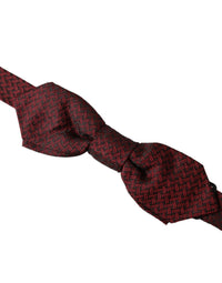 Dolce & Gabbana Dolce & Gabbana Red Silk Fantasy Adjustable Neck Men Bow Men's Tie