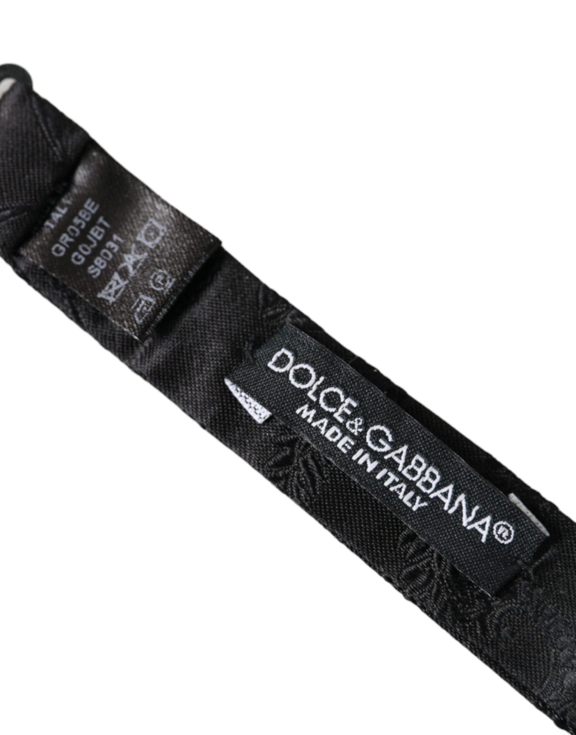 Dolce & Gabbana Dolce & Gabbana Multicolor Fantasy Silk Adjustable Neck Bow Men's Tie