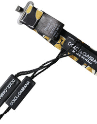 Dolce & Gabbana Dolce & Gabbana Black Silk Cocktail Adjustable Neck Men Bow Men's Tie