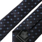 Dolce & Gabbana Dolce & Gabbana Black Blue Polka Dot Silk Adjustable Men Men's Tie
