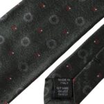 Dolce & Gabbana Dolce & Gabbana Dark Gray 100% Silk Fantasy Adjustable Men Men's Tie