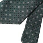 Dolce & Gabbana Dolce & Gabbana Green Silk Branded Logo Adjustable Men Men's Tie