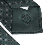 Dolce & Gabbana Dolce & Gabbana Green Silk Branded Logo Adjustable Men Men's Tie