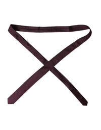 Dolce & Gabbana Dolce & Gabbana Bordeaux Solid 100% Silk Adjustable Men Men's Tie