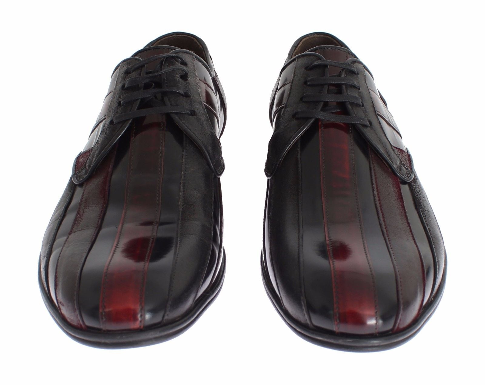 Dolce & Gabbana Dolce & Gabbana Black Bordeaux Leather Dress Formal Men's Shoes