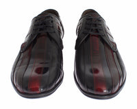 Dolce & Gabbana Dolce & Gabbana Black Bordeaux Leather Dress Formal Men's Shoes