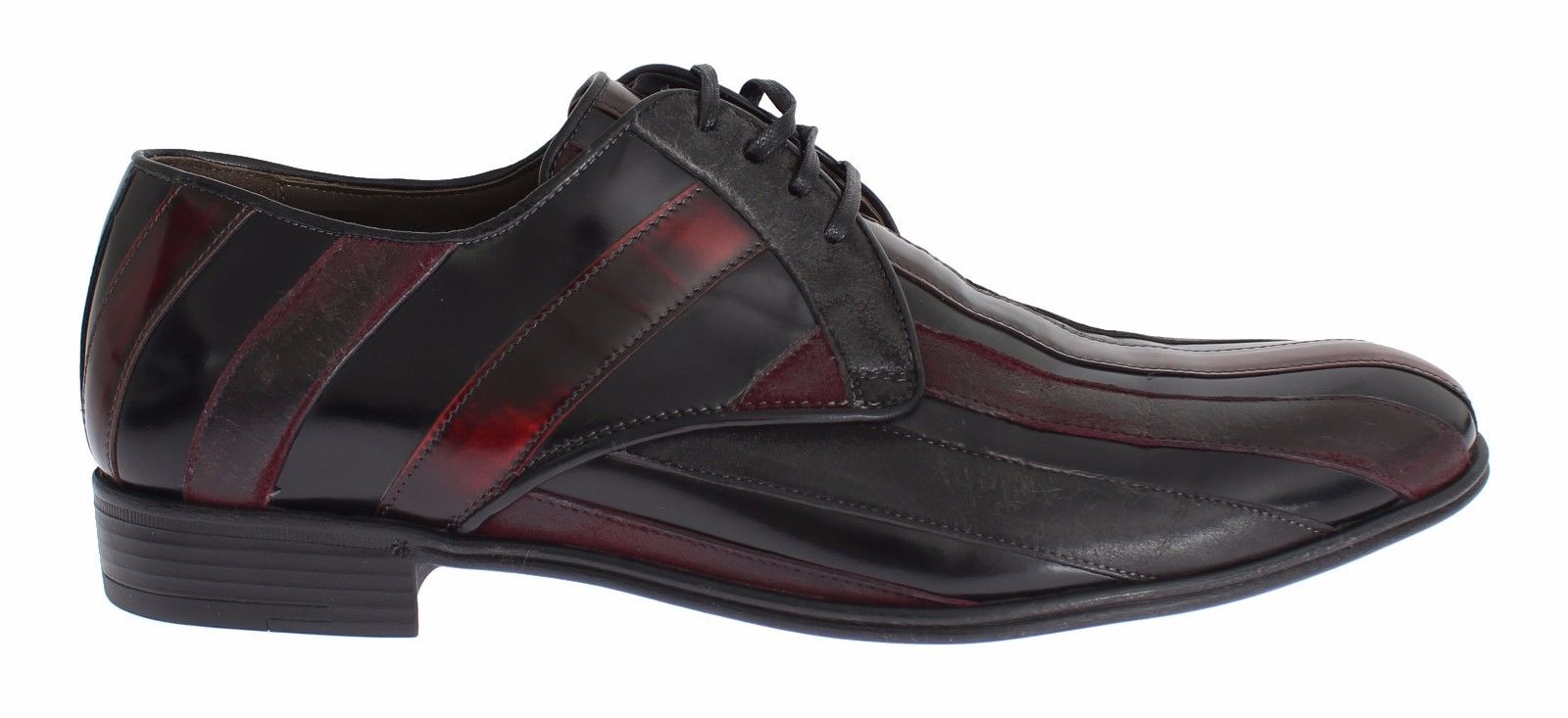 Dolce & Gabbana Dolce & Gabbana Black Bordeaux Leather Dress Formal Men's Shoes