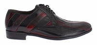 Dolce & Gabbana Dolce & Gabbana Black Bordeaux Leather Dress Formal Men's Shoes
