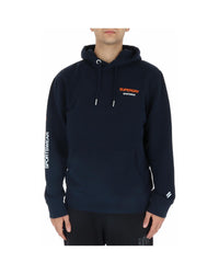 Superdry Sportwear Logo Hoodie Men Regular S Blue