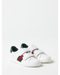 Gucci Tennis Sneaker Double Strap Casual Kids White