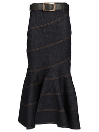 Self-portrait Self-Portrait Women Midi Skirt With Belt