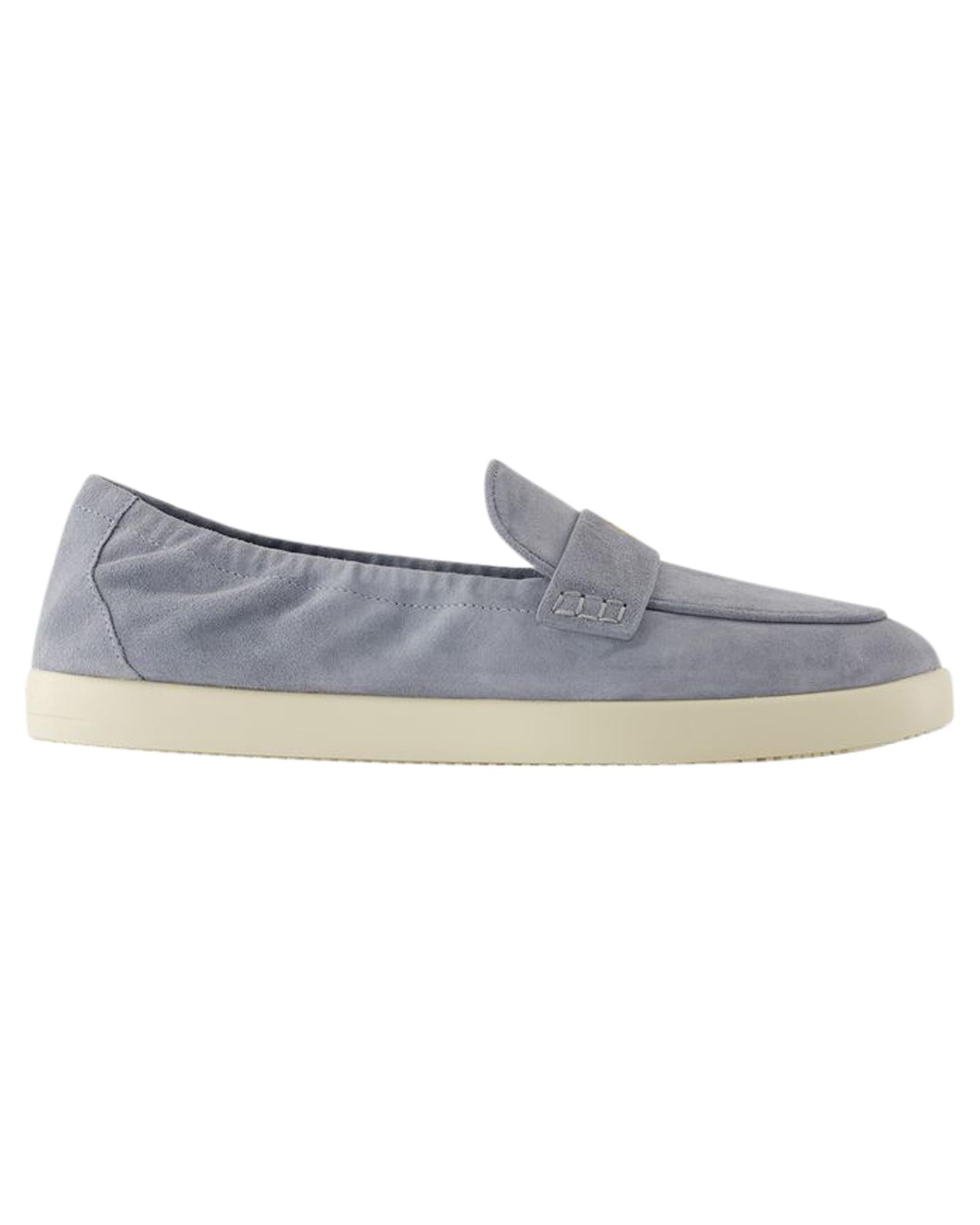Tory Burch Suede Loafer Women Blue | Blue Flats