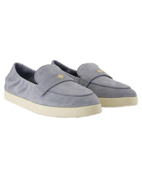 Tory Burch Suede Loafer Women Blue | Blue Flats