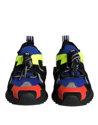 Dolce & Gabbana Multicolor Mesh Sorrento Trekking Sneakers Women's Shoes
