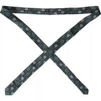 Dolce & Gabbana Dolce & Gabbana Green Floral Print Silk Adjustable Men Men's Tie