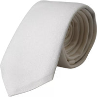 Dolce & Gabbana Dolce & Gabbana White Silk Classic Adjustable Men Men's Tie
