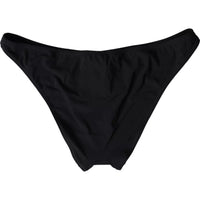 Dolce & Gabbana Black Nylon Swimwear Beachwear Bottom Women's Bikini