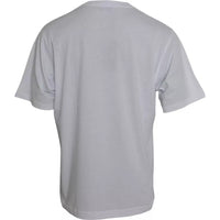 Dolce & Gabbana White Logo Round Neck Short Sleeves Men's T-shirt