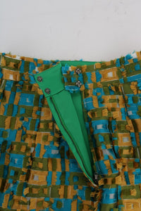 Dolce & Gabbana Multicolor Jacquard Straight Pencil Women's Skirt