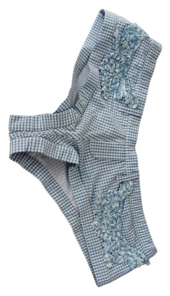 Ermanno Scervino Blue Beachwear Bottoms Swimsuit Women's Shorts