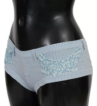 Ermanno Scervino Blue Beachwear Bottoms Swimsuit Women's Shorts