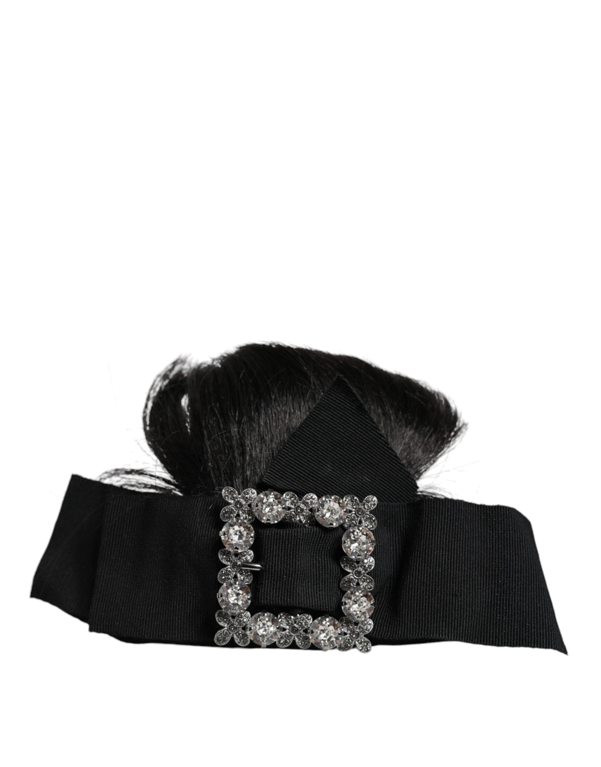 Dolce & Gabbana Dolce & Gabbana Black Hair Parrucchiera Crystal Headband Women's Diadem