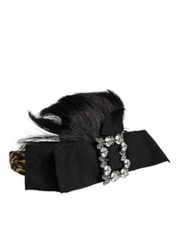 Dolce & Gabbana Dolce & Gabbana Black Hair Parrucchiera Crystal Headband Women's Diadem