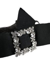 Dolce & Gabbana Dolce & Gabbana Black Hair Parrucchiera Crystal Headband Women's Diadem