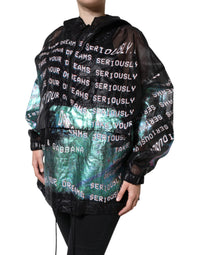 Dolce & Gabbana Multicolor Print Hooded Sweatshirt Women's Sweater