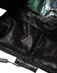 Dolce & Gabbana Multicolor Print Hooded Sweatshirt Women's Sweater