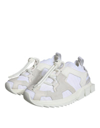 Dolce & Gabbana White Mesh Sorrento Trekking Sneakers Women's Shoes