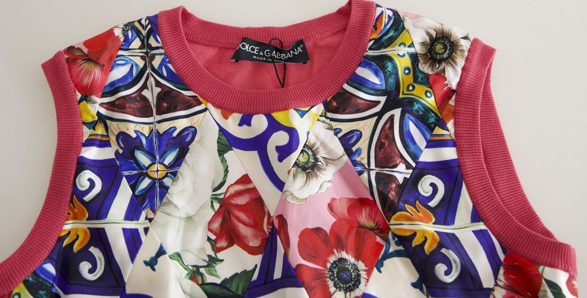 Dolce & Gabbana Elegant Cashmere-Silk Blend Crew Neck Women's Top