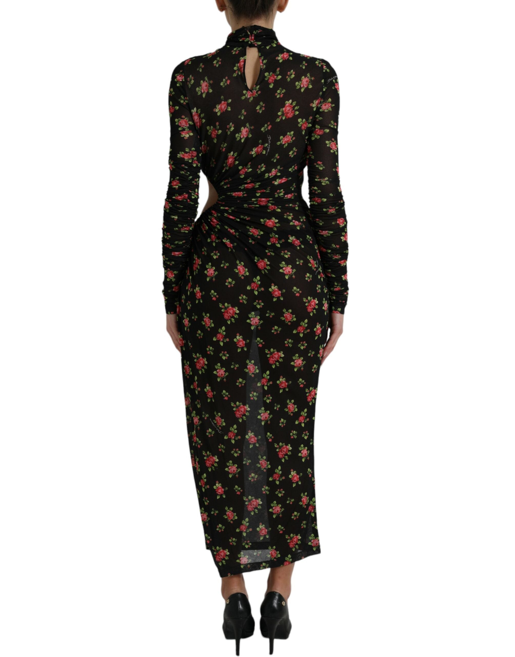 Dolce & Gabbana Elegant Floral Sheath Women's Dress