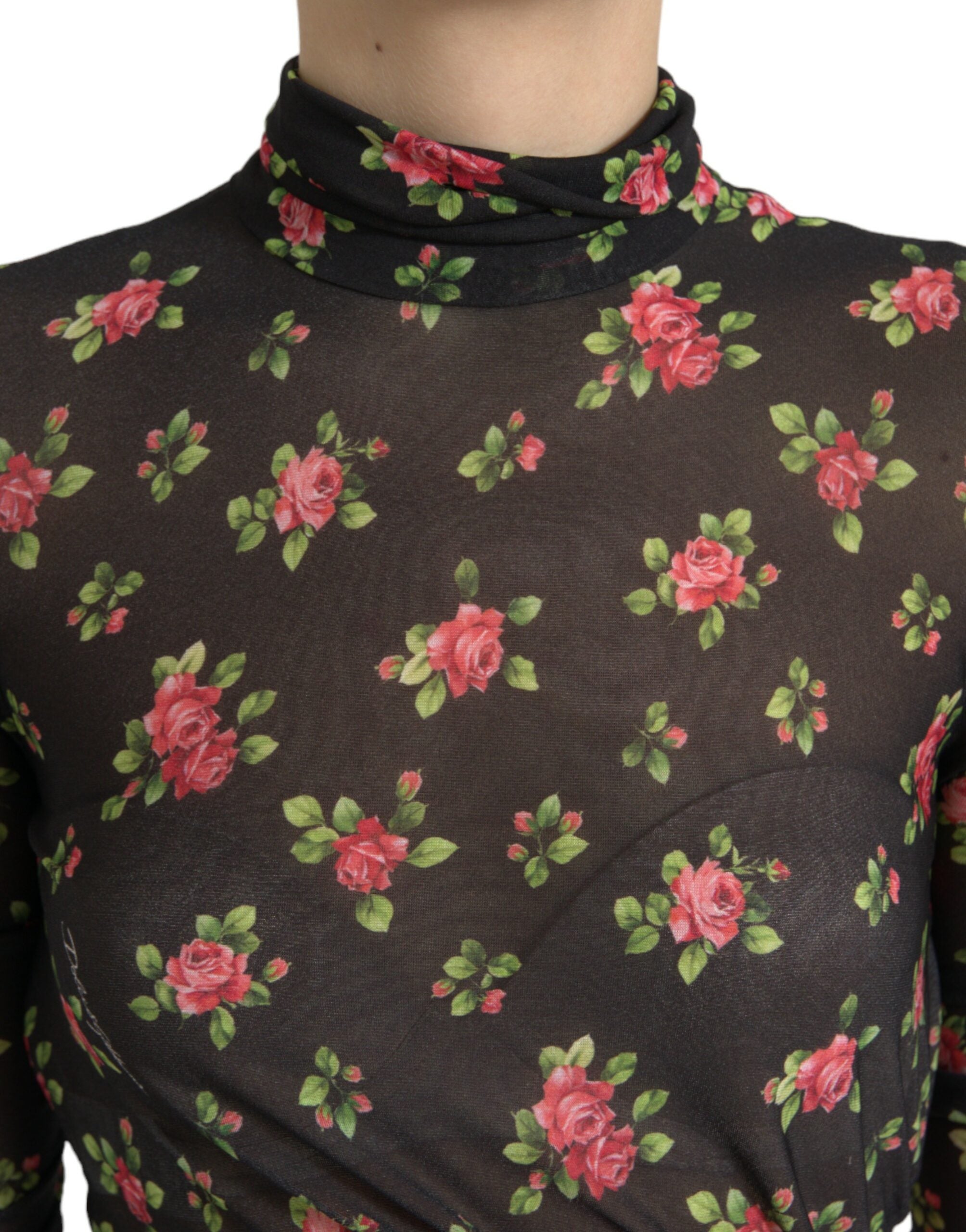 Dolce & Gabbana Elegant Floral Sheath Women's Dress