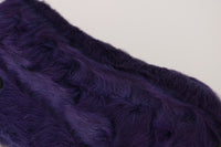 Dolce & Gabbana Dolce & Gabbana Purple Sheep Fur Leather Women's Loafers