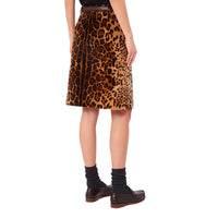 Max Mara Studio Max Mara Studio Leopard Falange Skirt Women