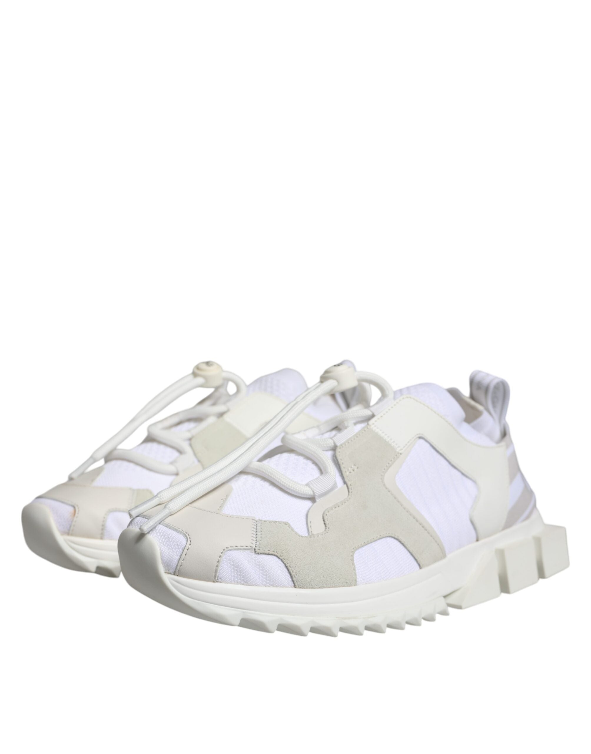 Dolce & Gabbana Dolce & Gabbana White Mesh Sorrento Trekking Sneakers Women's Shoes
