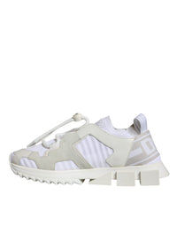 Dolce & Gabbana Dolce & Gabbana White Mesh Sorrento Trekking Sneakers Women's Shoes