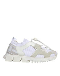 Dolce & Gabbana Dolce & Gabbana White Mesh Sorrento Trekking Sneakers Women's Shoes
