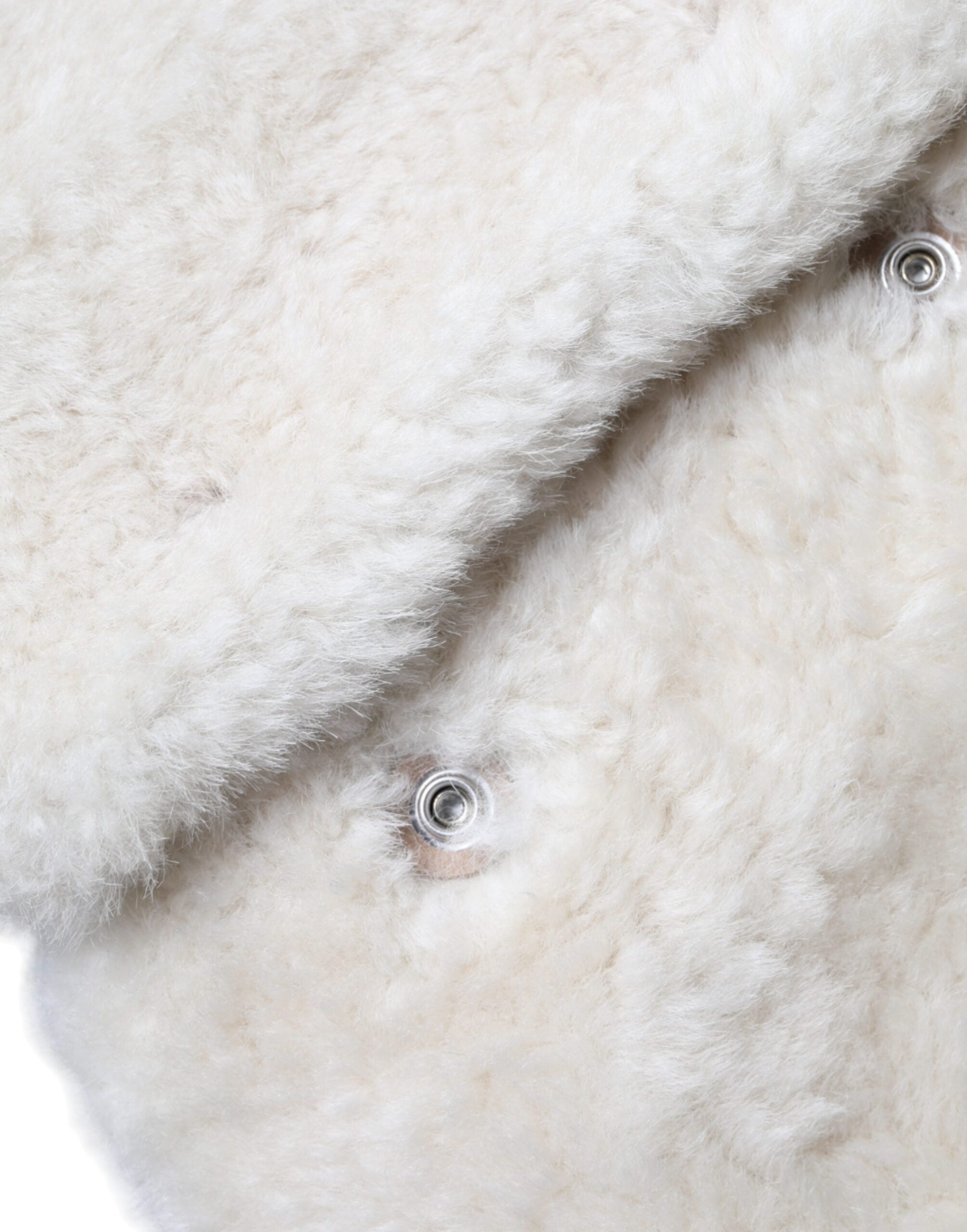 Burberry Burberry White WARRENFORD Shearling Leather Vest Coat Women's Jacket