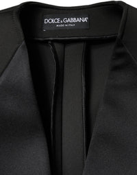 Dolce & Gabbana Dolce & Gabbana Black Polyester Double Breasted Coat Women's Jacket