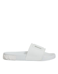 Dolce & Gabbana Dolce & Gabbana White Rubber Slides Sandals Beachwear Women's Shoes (Pre-Loved)