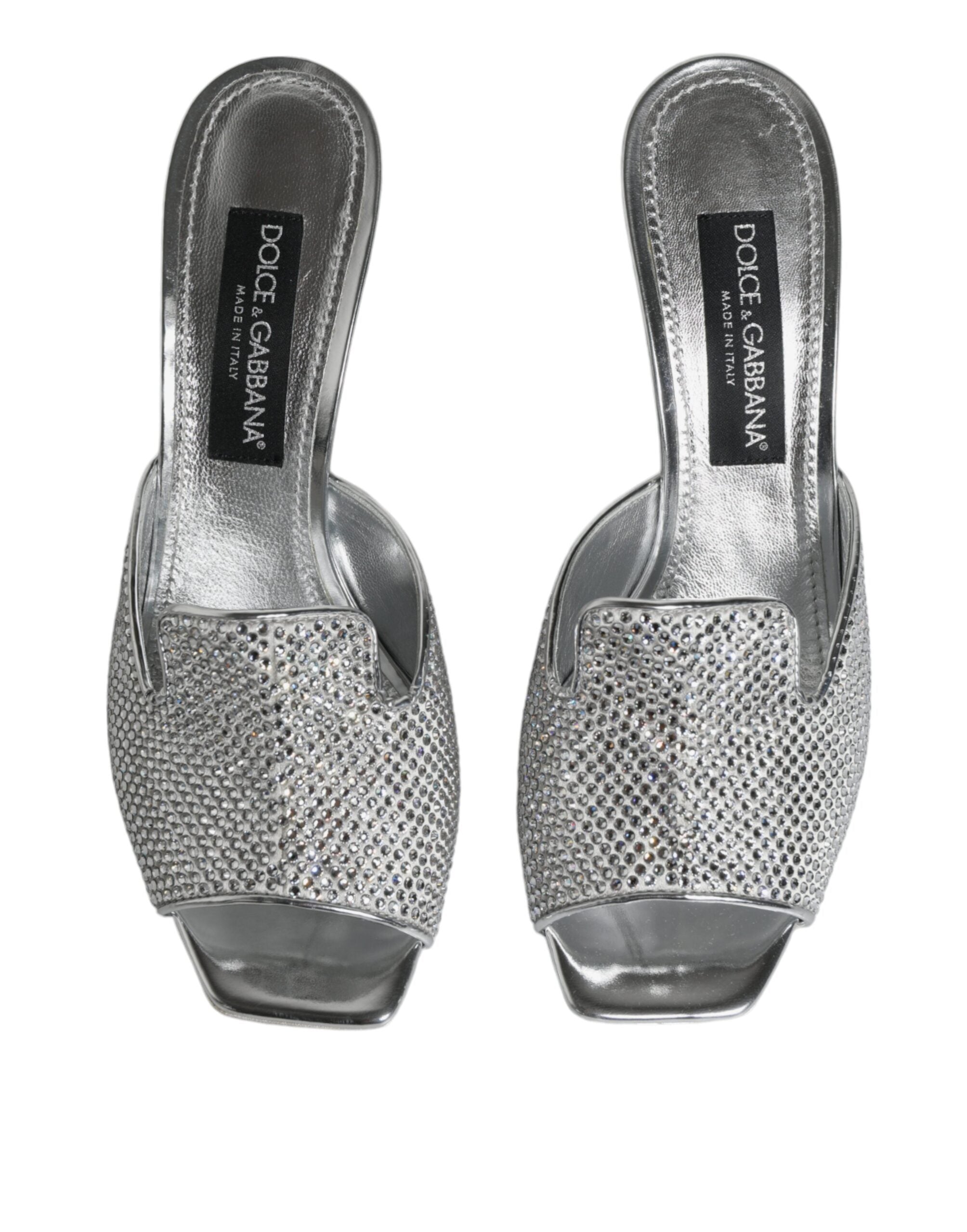 Dolce & Gabbana White Floral Lace Slip On Loafers Women's Shoes (Pre-Owned)