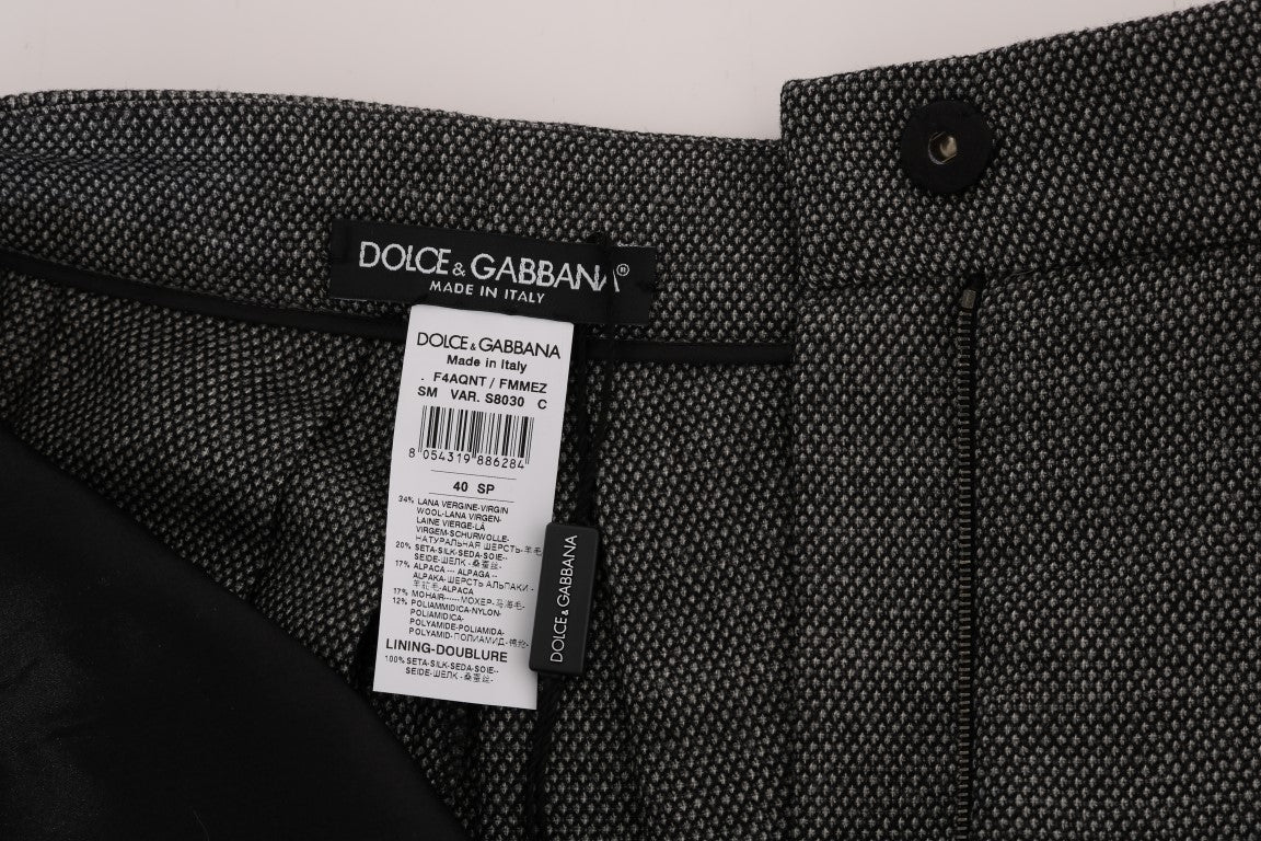 Dolce & Gabbana Chic High Waist Wool Mini Women's Shorts