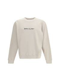 Off-White Men Script Arrow Crewneck Sweatshirt