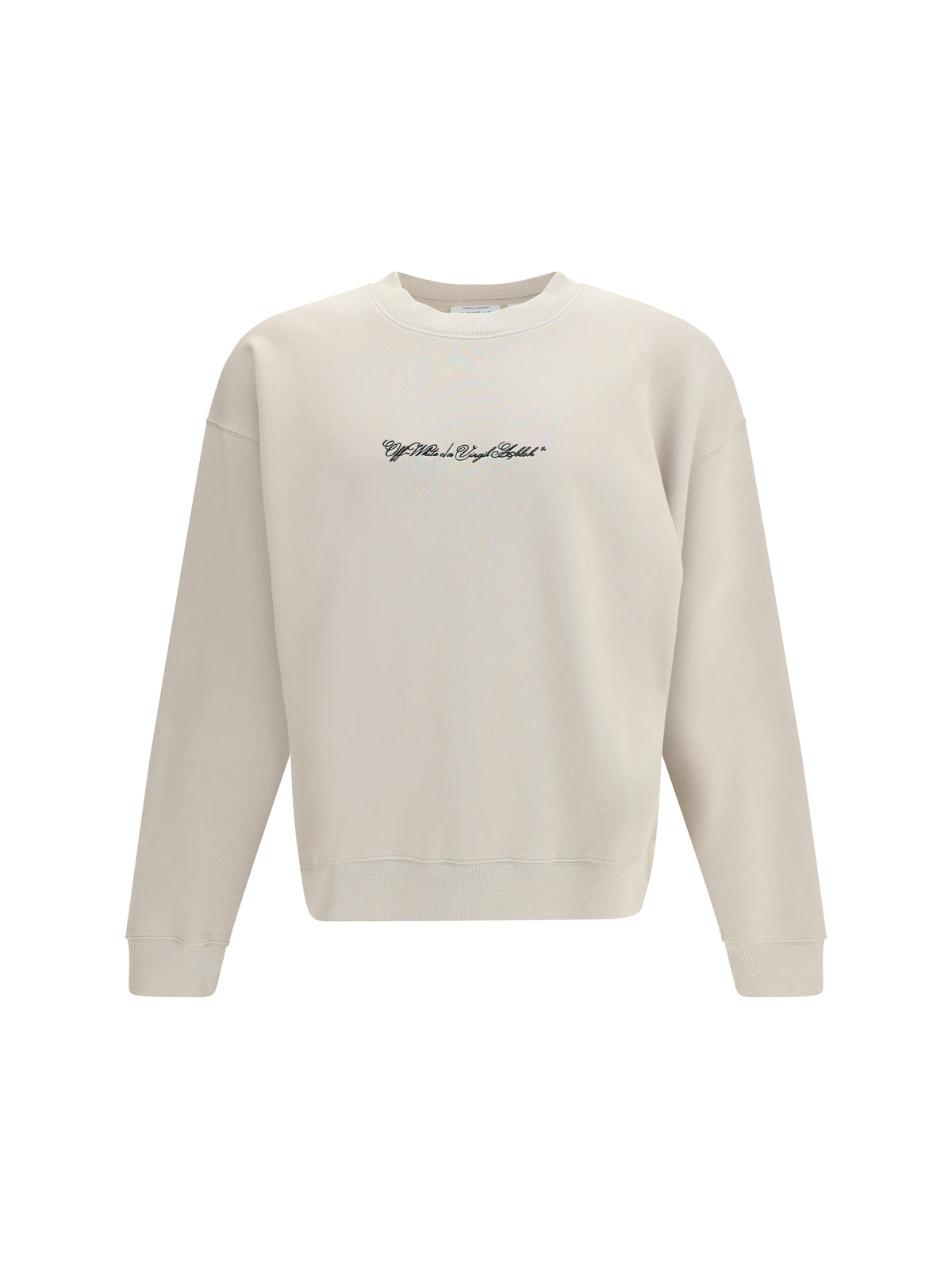 Off-White Men Script Arrow Crewneck Sweatshirt