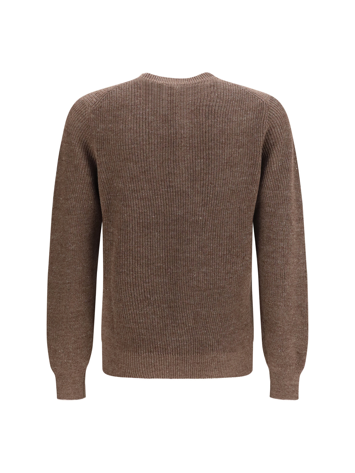 Brunello Cucinelli Men Cotton And Linen Henley Sweater